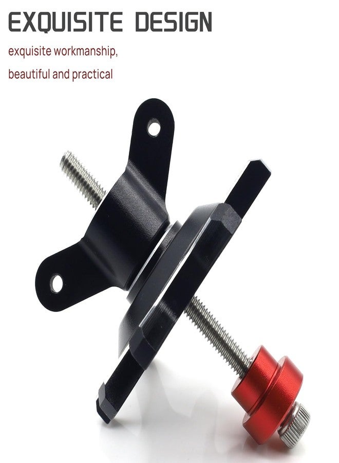 HOPLEX RC Car Tires Tool 1.9 2.2 inch Beadlock Hub Tire Assemble/Removal Tool Fits for for Traxxas TRX4 TRX6 Axial SCX10 II III Redcat 1/10 RC Crawler (Black) - Image 4